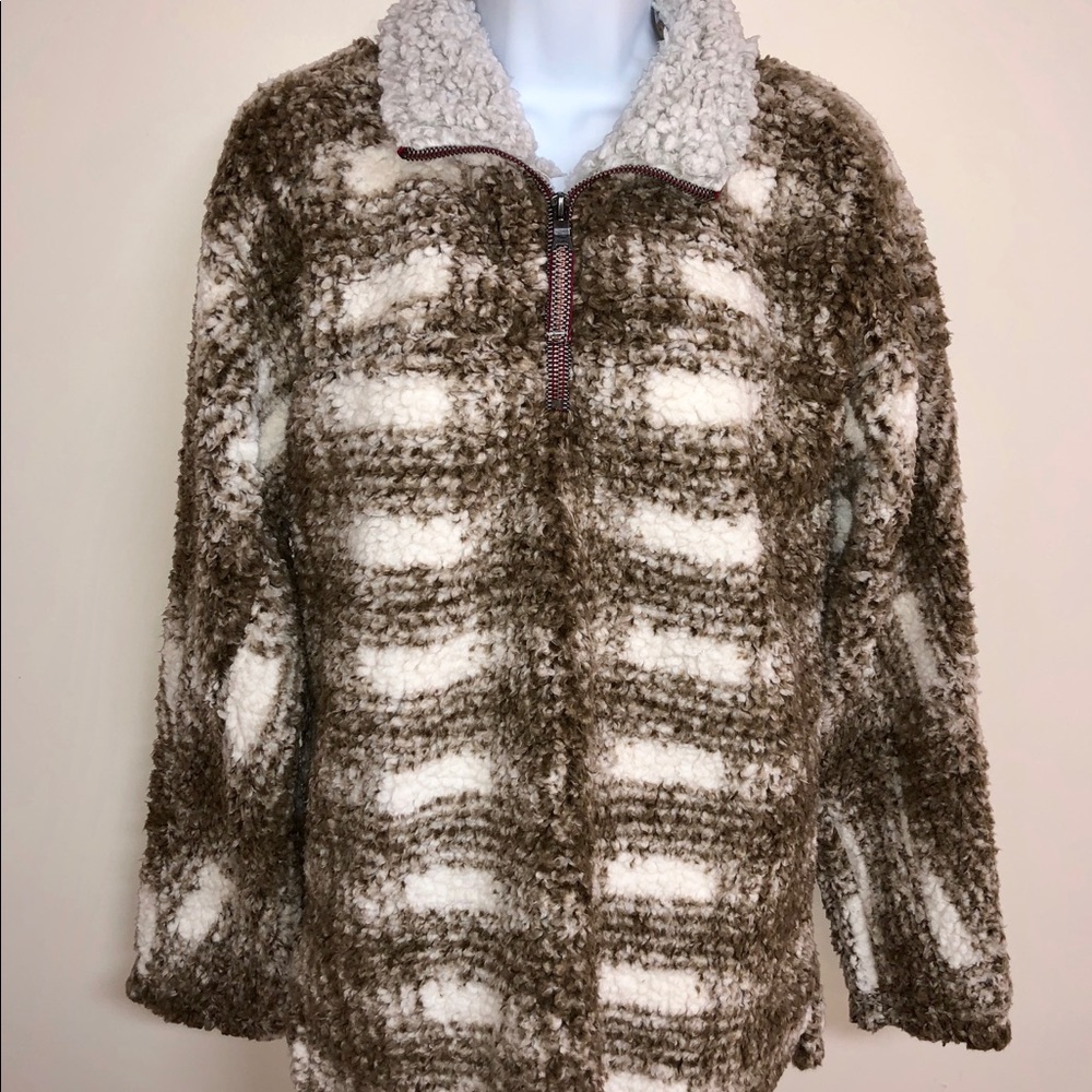 True Grit Sherpa Pullover Womens XS